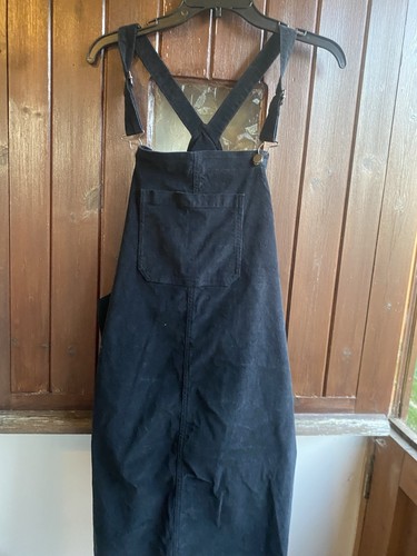 Woman black dungaree - black, dress
