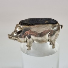 Antique Silver Pin Cushion