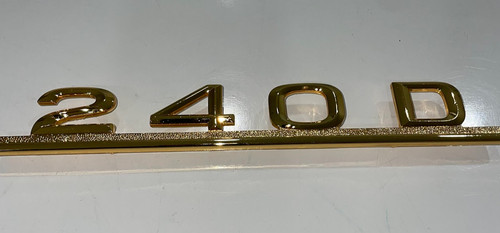 Mercedes benz gold rear lid - gold,