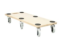 6 Wheel Platform Thin Trolley