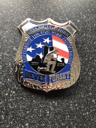 Anniversary badge for nypd - anniversary, .
