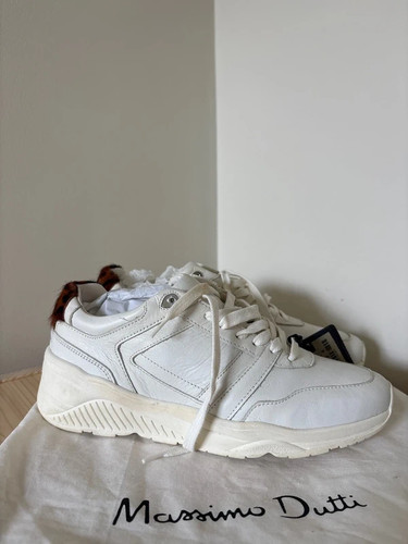 Massimo dutti leather platform - massimo,