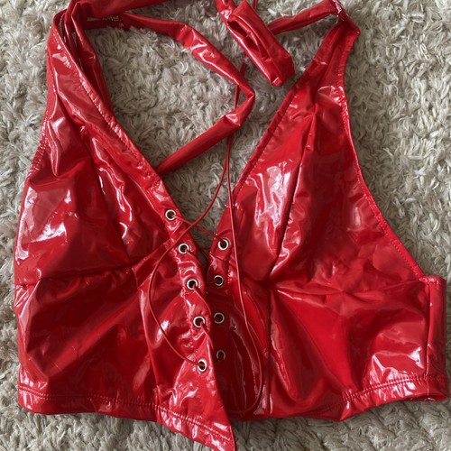 New with tags wet look - new,
