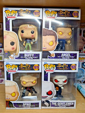 Funko Pop! Buffy The Vampire Slayer Bundle of 4 Buffy Angel Spike The Gentlemen
