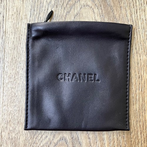 Chanel black leather jewellery - chanel,