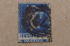 VICTORIA , TWO PENNY BLUE 