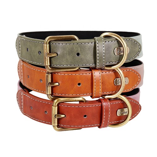 Dog collar leather small - dog,