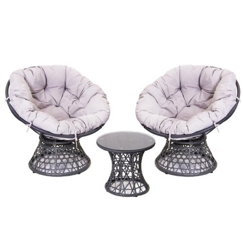 Rattan swivel chairs - sh&g,