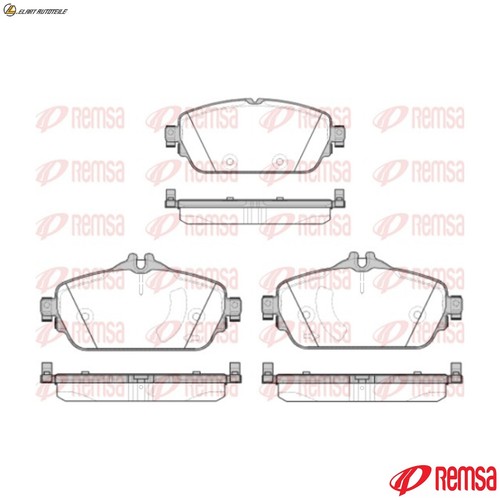 Brake pad set disc - pad,