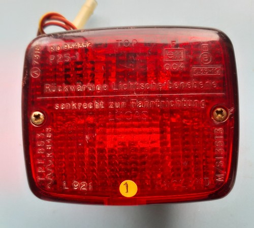 Vintage lucas l921 rear - vintage,