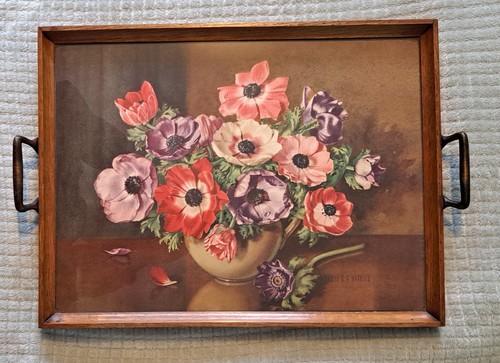Vintage oak glass - vintage,