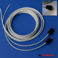 Bang & Olufsen B&O Speaker Cables Pair 2-Pin DIN Plugs H-Quality 1 M Replacement