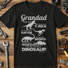 Grandad Dinosaur T-Shirt Grandparent Retirement T-Shirt
