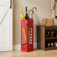 Red umbrella iron storage rack - umbrella,