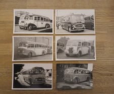 Vintage Bus coach photos x 6 -