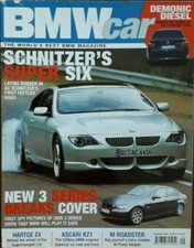 BMW Car magazine September 2004 - Hartge Z4 3.0i, Goodwood, ACS6, Ascari KZ1