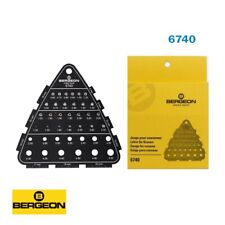 Bergeon 6740 Swiss Made Universal Watch Crown Gauge Measuring Thread & Diameter.