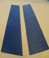 Carbon B Pillar Covers Fibre