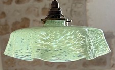 Vintage French marbled glass
