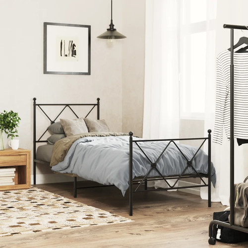 Walplus black metal - black,
