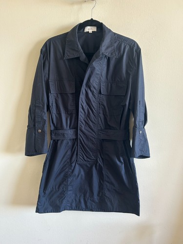 Navy evan shirtdress - evan,