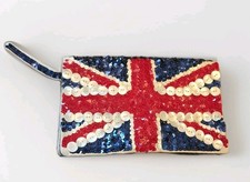 Y2K vintage Union Jack sequin