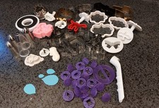 Job Lot Baking Equipment, Cake Decorating, embossers, cutters, piping tips