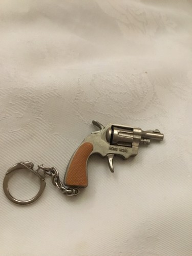 Vintage keyring metal toy side - vintage,