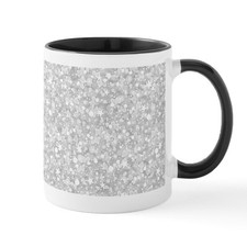 CafePress Silver Gray Glitter