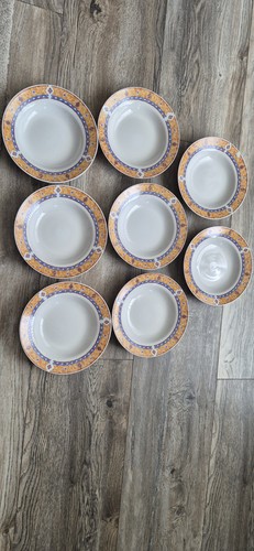 Royal norfolk rimmed bowls - royal,