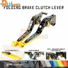 For Suzuki Bandit GSF650 1200 1250 Accessories Adjustable Brake Clutch Levers