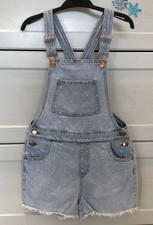 Marks and Spencer Light Denim Dungarees 10-11 Years Kids Girls