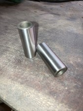 2x STEEL BUSH 15mm OD 10mm ID