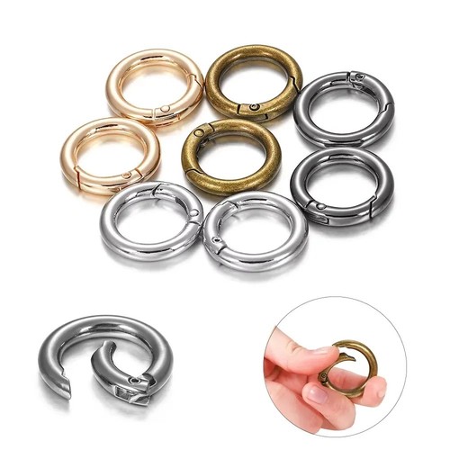 Metal spring gate ring - metal,
