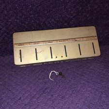 Vintage thrift tin complete - thrift,