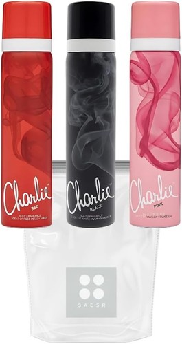 Charlie pack body spray 75ml - 3-pack,