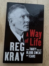 Reg Kray Facsimile signed/