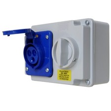 16 Amp 3 Pin 240v Blue