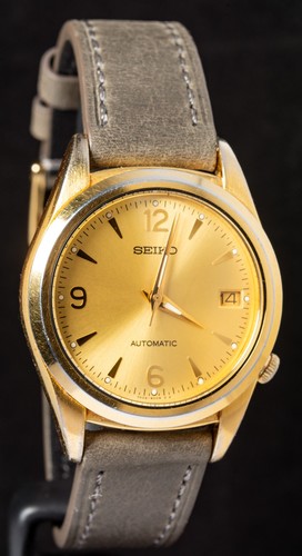 Seiko 7002 8000 gold tone - seiko, gold-tone
