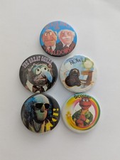 Muppet Show Vintage Pin Badge Collection Lot Of 5