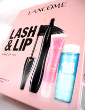 LANCOME Hypnose Mascara Gift Set +Juicy Tubes Lip Gloss FL SZ+ Bi-Facil 30ml BOX
