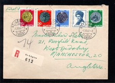 Switzerland 1962 Registered First Day Cover To UK With 5 Fine Used Pro Patria
