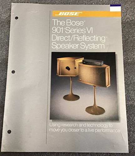 Bose 901 series - series, vi
