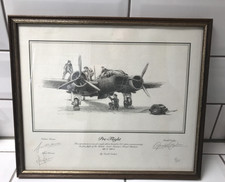 Gerald Coulson RAF military History Limited print 4/850, signed Warner & Romain.
