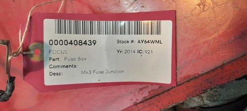 Ford focus fuse box 2014 - ,