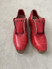 Red Leather Morris Dance Clog