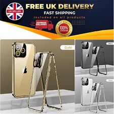 For Apple iPhone Air 15 16 17 Plus Pro Max 360° Full Body Cover Magnetic Case