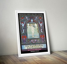 Woodstock Art Nouveau Style Concert Poster Reproduction Print 60s Psychedelic 