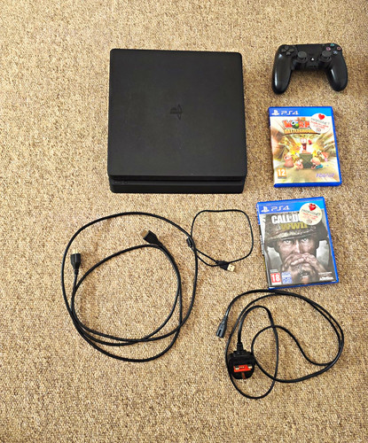 Sony playstation slim black - sony,