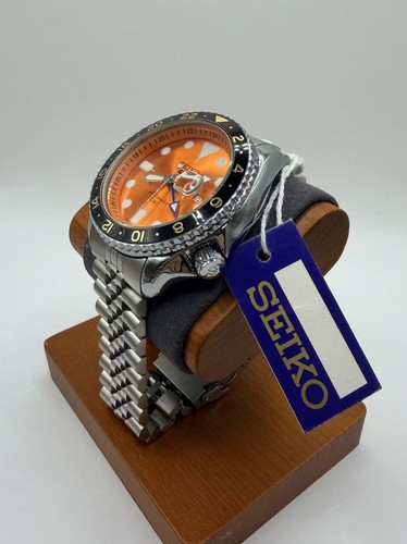 Seiko automatic gmt mod orange - automatic,